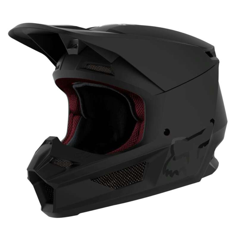 CASCO FOX V1 MATT BLACK - Ragni Moto