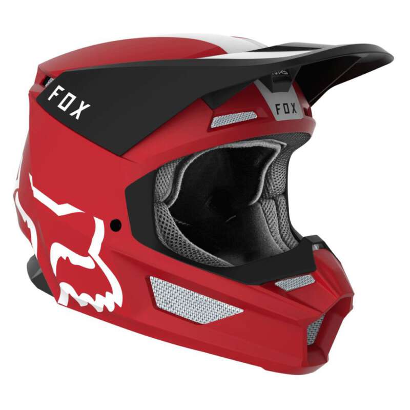 CASCO FOX V1 MATA CARDINAL RED - Ragni Moto