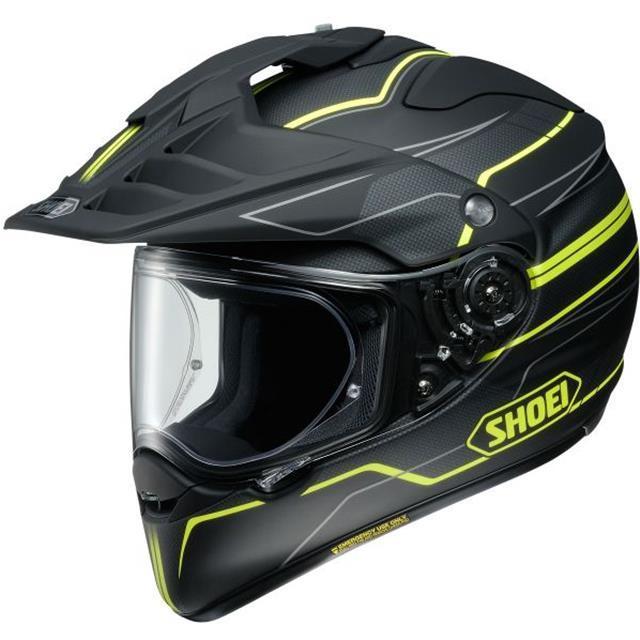CASCO SHOEI HORNET ADV NAVIGATE YELLOW OUTLET - Ragni Moto