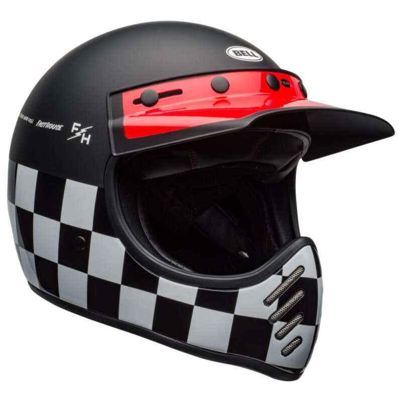 BELL MOTO-3 FASTHOUSE CHECKERS MAT - Ragni Moto