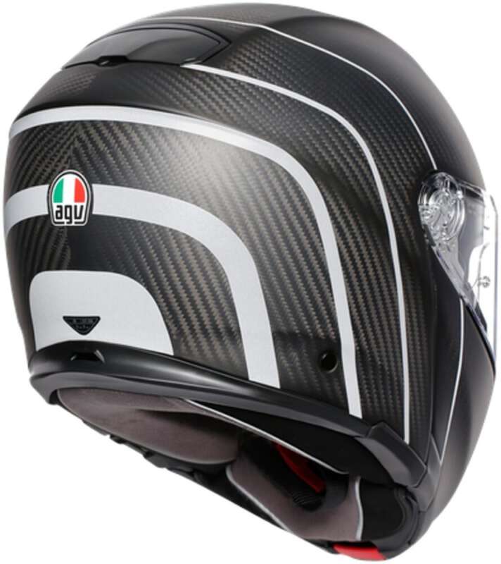 CASCO AGV SPORTMODULAR REFRACTIVE CARBON - Ragni Moto