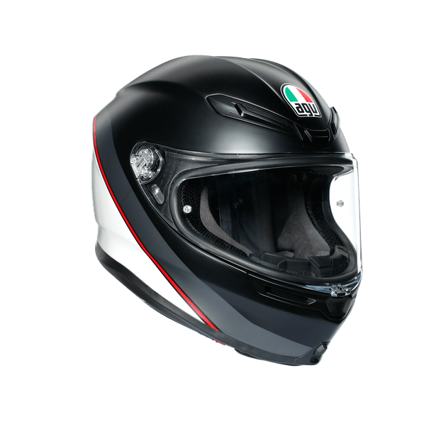 CASCO AGV K6 MULTI MINIMAL RED - Ragni Moto