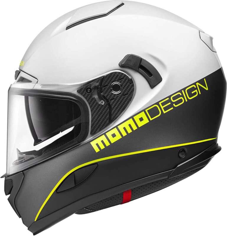 CASCO MOMO HORNET WHITE - Ragni Moto