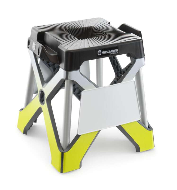 CAVALLETTO ALZAMOTO MX HUSQVARNA GIALLO