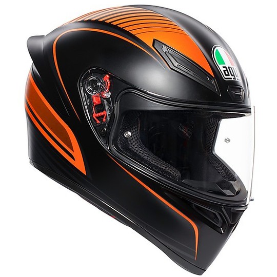 CASCO AGV K1 WARMUP ORANGE - Ragni Moto