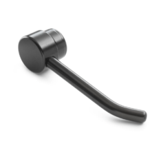 LEVA PER PERNO RUOTA CON MANIGLIA HUSQVARNA NERA