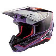 CASCO S-M5 ALPINESTARS SAIL VIOLET BLK SILVER GLOSSY