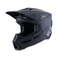 CASCO S-M3 ALPINESTARS SOLID BLACK MATT