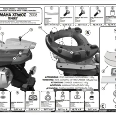 PIASTRA PORTAPACCHI GIVI YAMAHA XT650Z TENERE' OUTLET