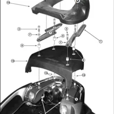 PIASTRA PORTAPACCHI KAPPA HONDA DEAUVILLE 2006/2012 OUTLET