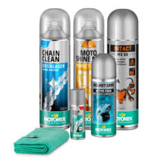 KIT PRODOTTI MANUTENZIONE MOTO MOTOREX