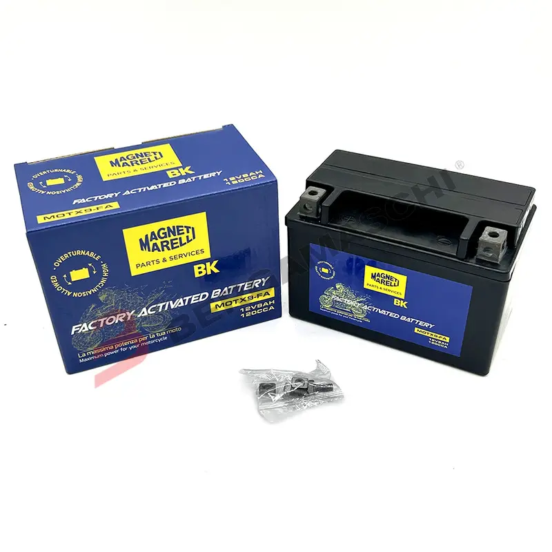 BATTERIA MARELLI MOTX9-FA PRECARICATA SIGILLATA (YTX9)