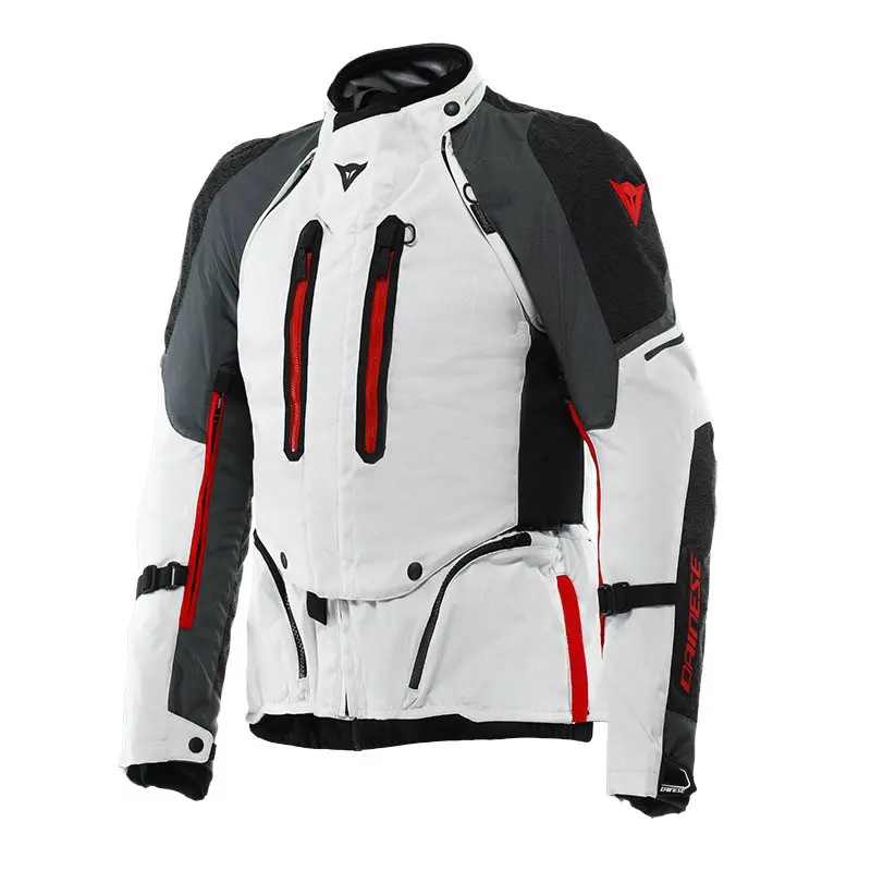 GIACCA DAINESE SUPER ADVENTURE GLACIER-GREY/INRON-GATE/RED