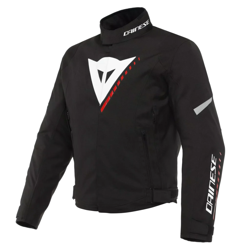 GIACCA DAINESE VELOCE D-DRY DA UOMO BLACK/WHITE/LAVA-RED