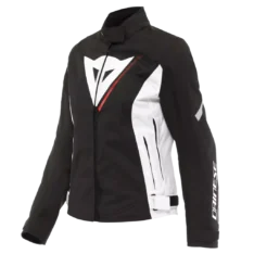GIACCA DAINESE VELOCE D-DRY LADY BLACK WHITE LAVA RED