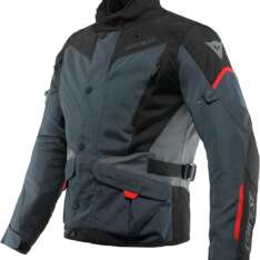 GIACCA DAINESE TEMPEST 3 D- DRY UOMO EBONY BLACK LAVA RED