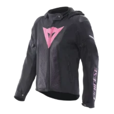 GIACCA DAINESE SUPER SPRINT AIR TEX LADY black/pink/viola