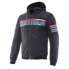 GIACCA DAINESE VINTEDGE AIR TEX black/blue/red
