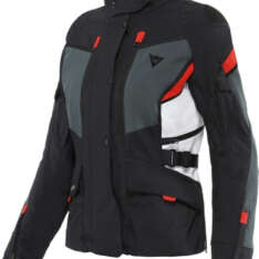 GIACCA DAINESE CARVE MASTER 3 GORE-TEX LADY black/ebony/lava red OUTLET